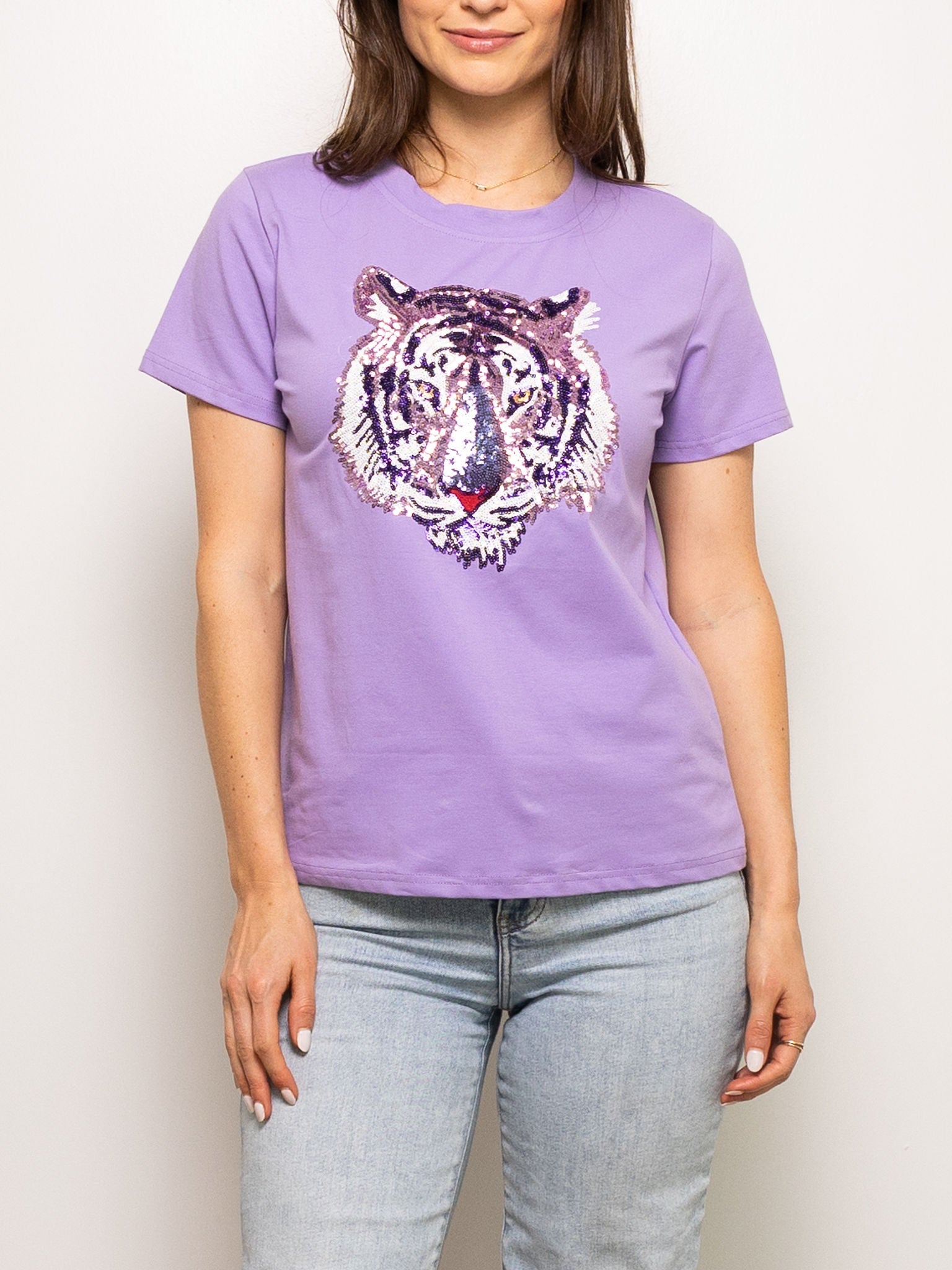 Tiger Head Tee - Sparkle City Co
