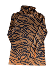 Tiger Stripe Turtle Neck - Sparkle City Co