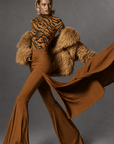 Tiger Stripe Turtle Neck - Sparkle City Co