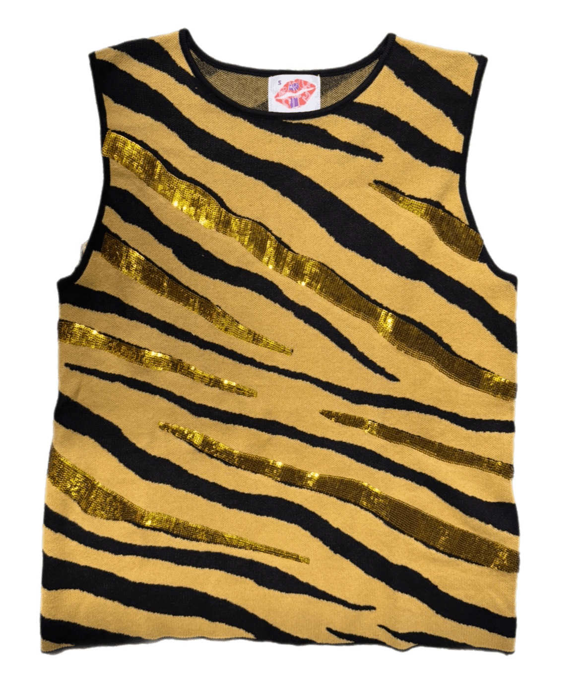 Tiger Striped Knit Tank - Sparkle City Co