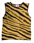 Tiger Striped Knit Tank - Sparkle City Co