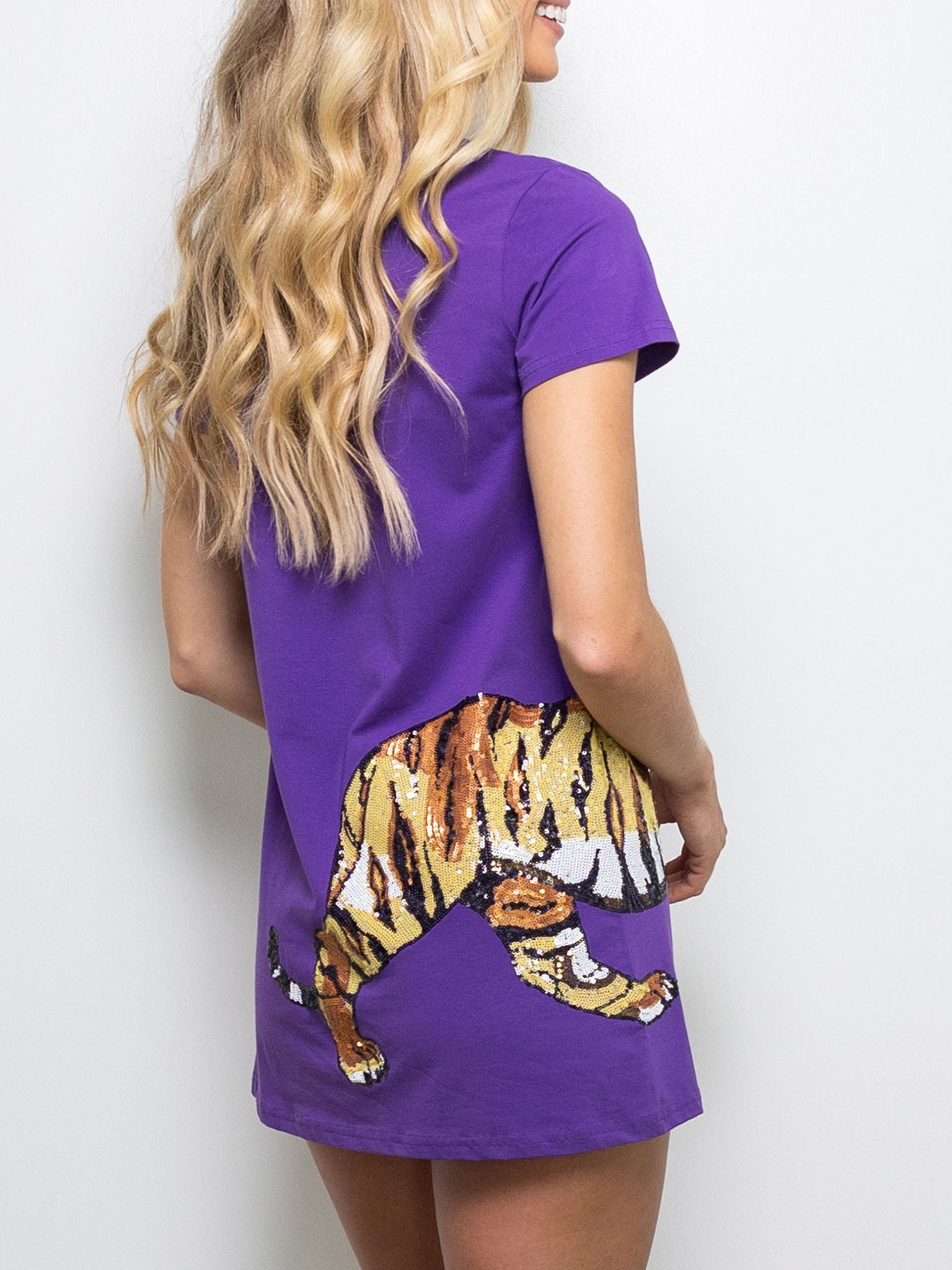Tiger Wrap Around Dress - Sparkle City Co