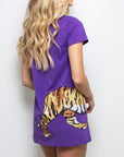 Tiger Wrap Around Dress - Sparkle City Co