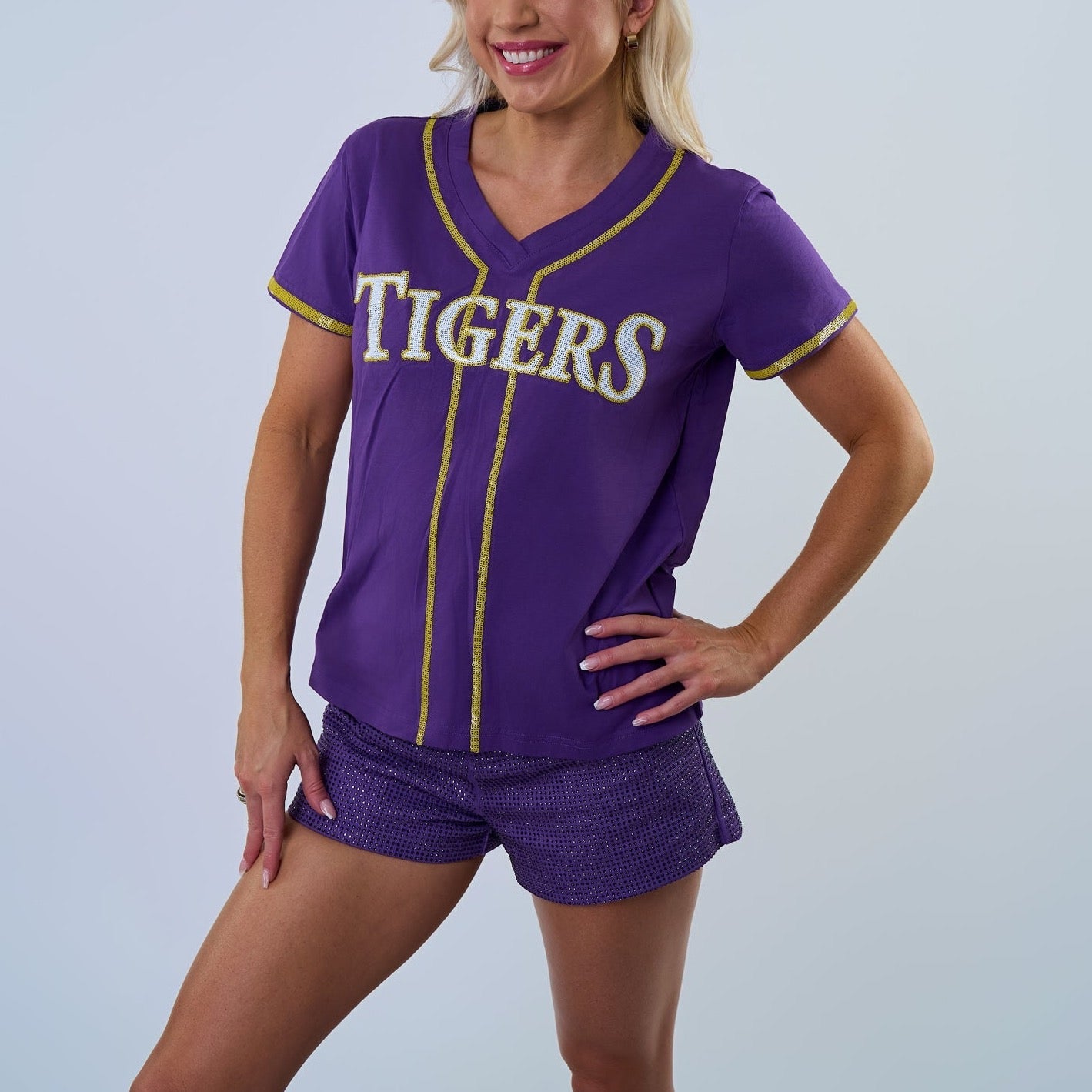 Tigers Slugger Tee - Sparkle City Co