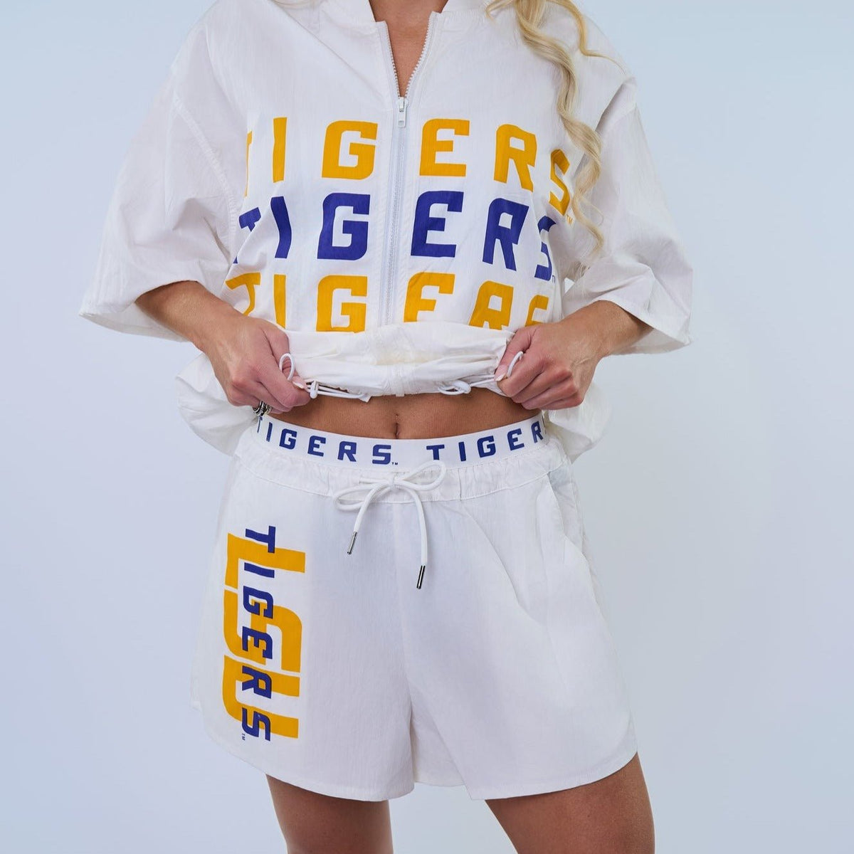 Tigers Wind Breaker Shorts - Sparkle City Co
