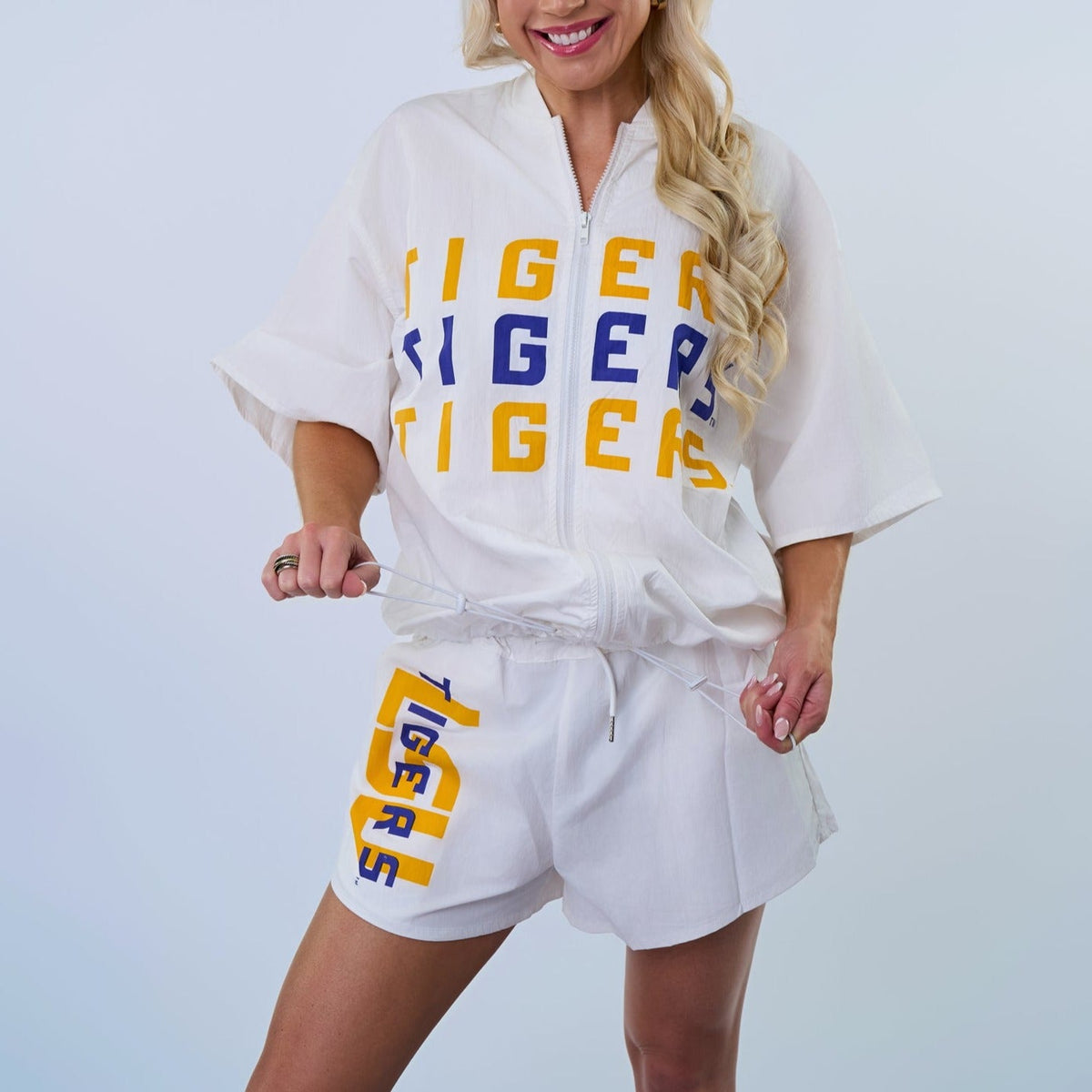 Tigers Wind Breaker Shorts - Sparkle City Co