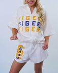 Tigers Wind Breaker Shorts - Sparkle City Co
