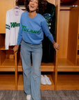 Tulane Crew Neck Sweater - Sparkle City Co