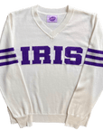 White Iris Jersey Sweater - Sparkle - Sparkle City Co