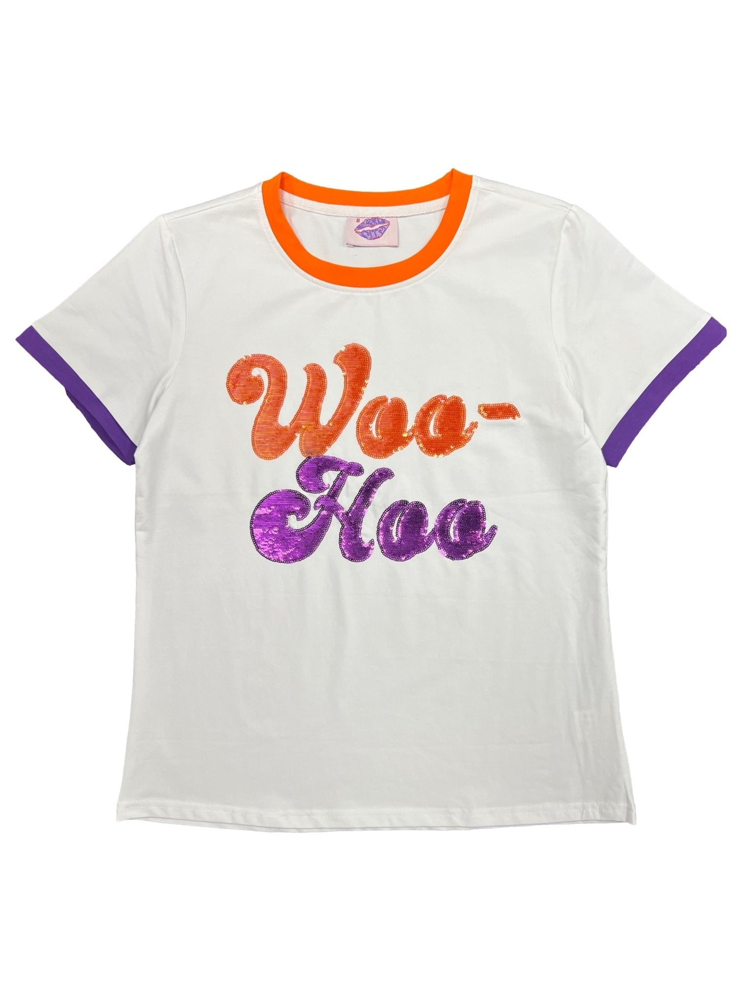 WOO HOO RINGER TEE - Sparkle City Co