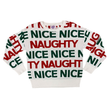 White Christmas Graffiti Sweater
