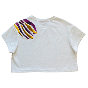 Purple and Gold Tiger Claw Crop