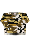 Black and Gold Camo Sweater