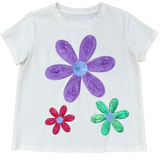 Kids Tri Flower Tee