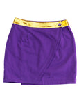 WINNING Wrap Skirt Purple/Gold Sequins