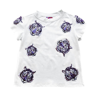 Purple KIDS Tiger Takeover Tee