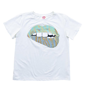 Gameday Grin Tiger Lips Tee