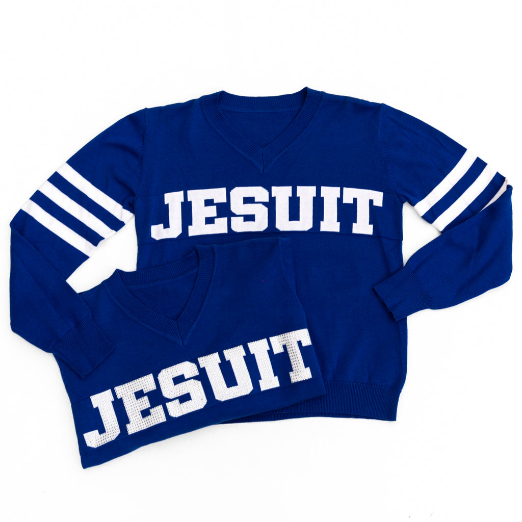 JESUIT Blue Jersey Sweater