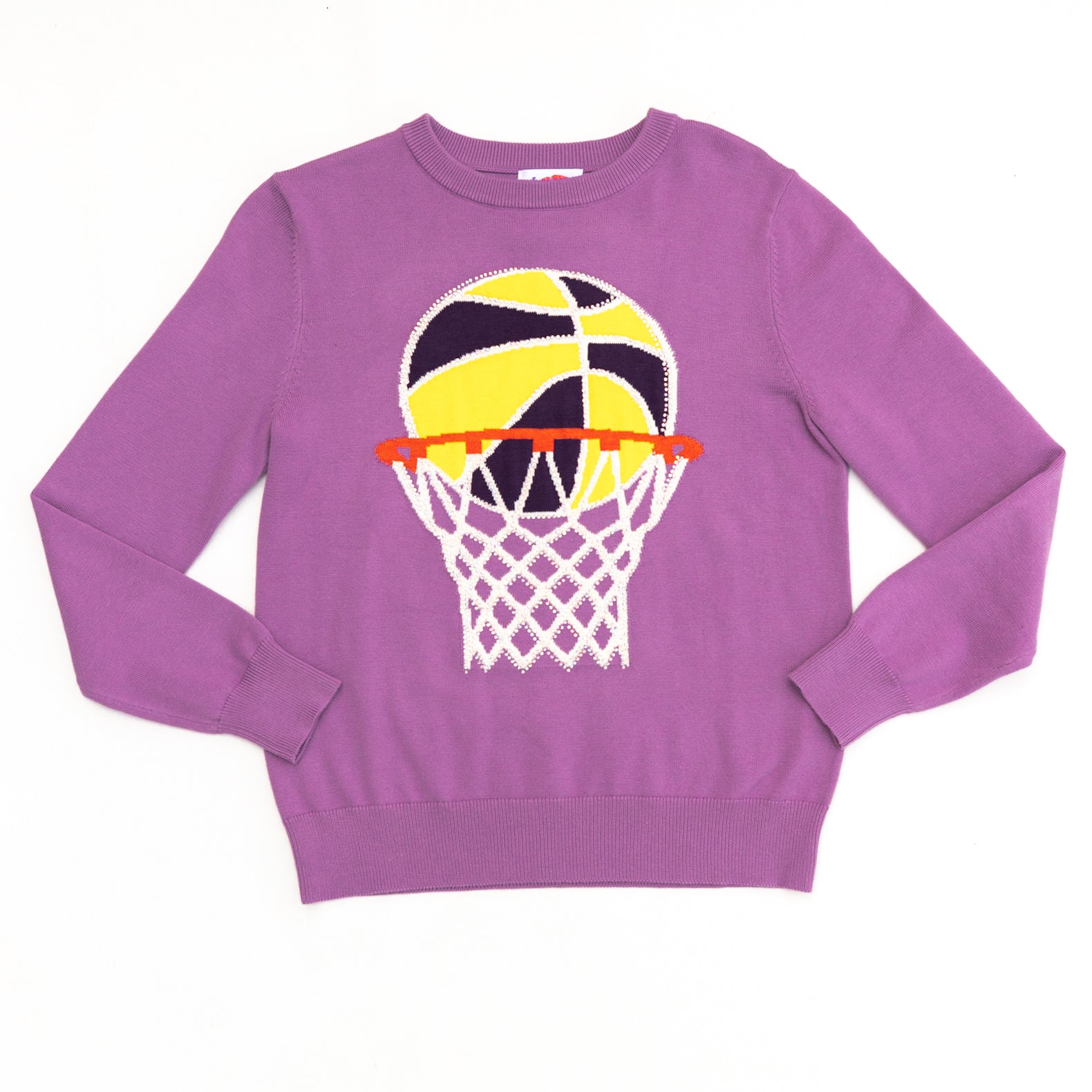 Bling Bling Basketball Sweater Purple/Gold