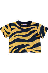Tiger Stripe Crop Knit