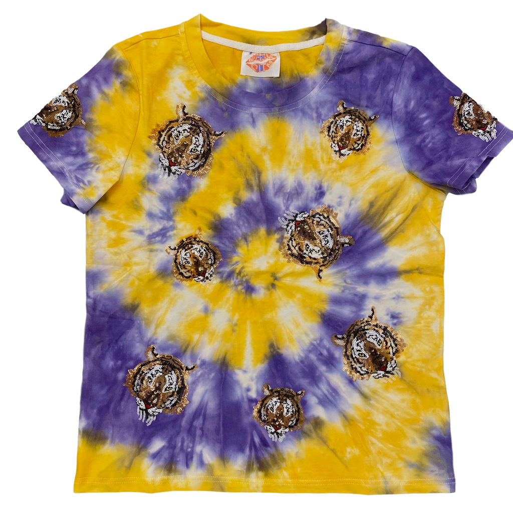 Tie Dye Tiger Takeover Tee