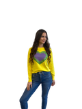 Mardi Gras Sweetheart Jersey Sweater