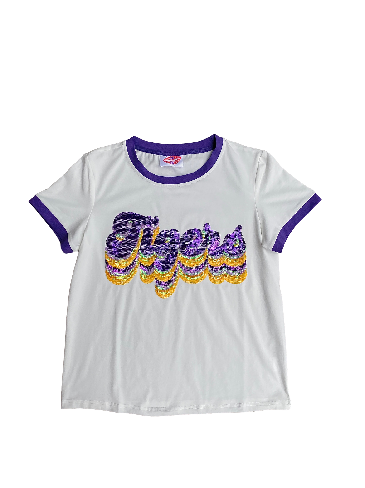 TIGERS Purple Jersey Sweater – Sparkle City Co