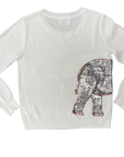 Wrap-Around Elephant Sweater