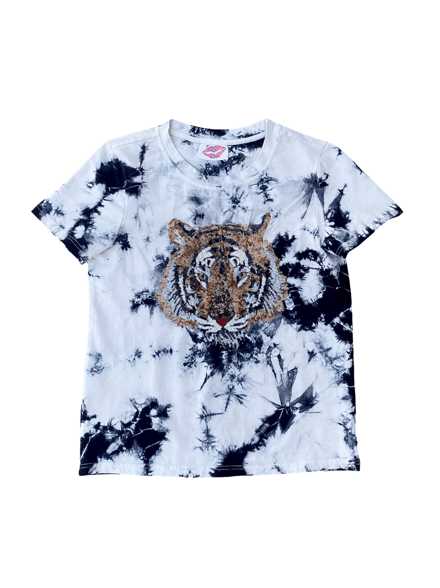 Acid Wash Tie - Dye Tiger Tee - Sparkle City Co