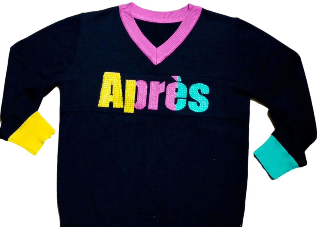 Aprés Ski Jersey Sweater - Sparkle City Co