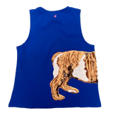 Wrap-Around Blue Bulldog Tank