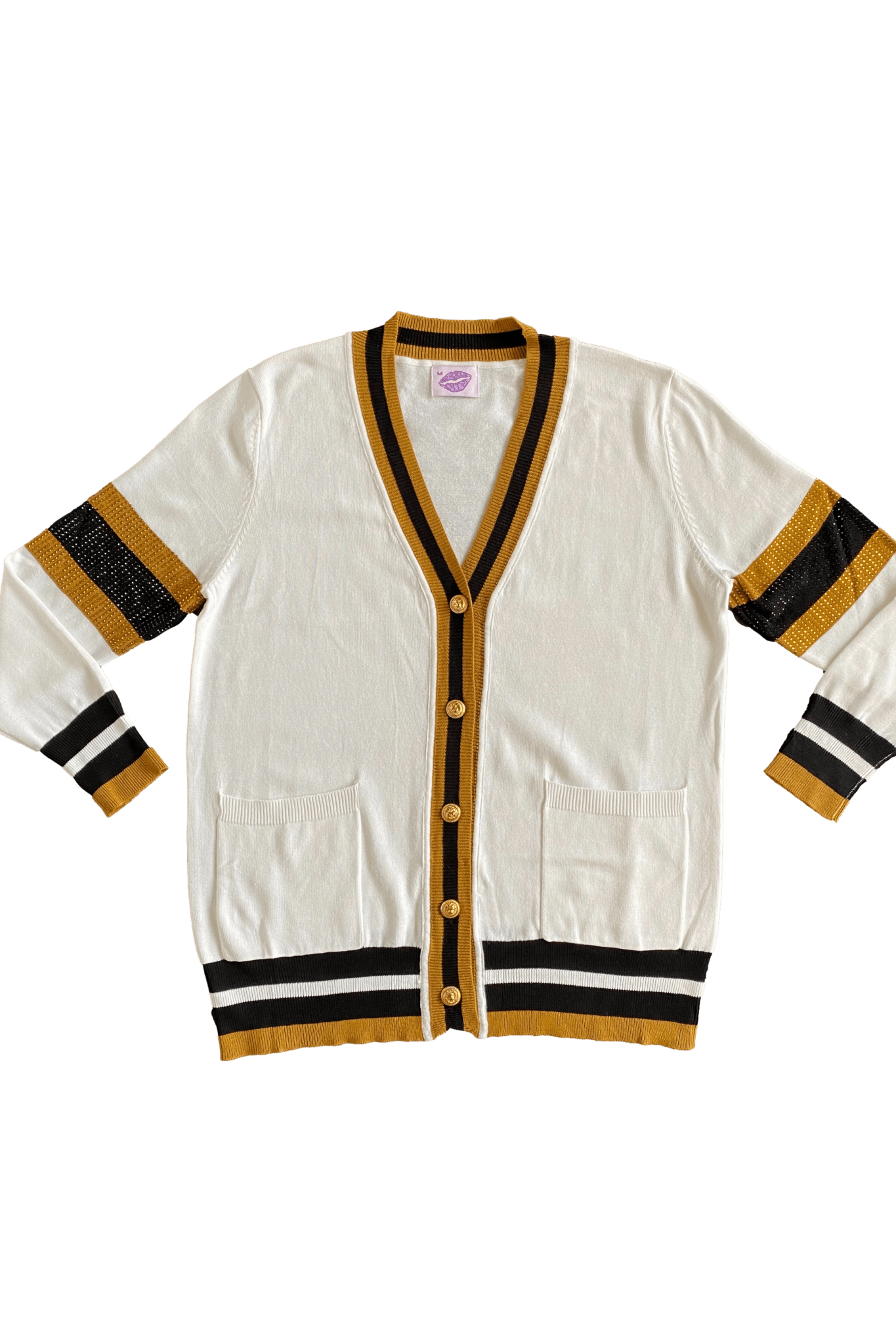 Black and Gold sparkle cardigan - Sparkle City Co