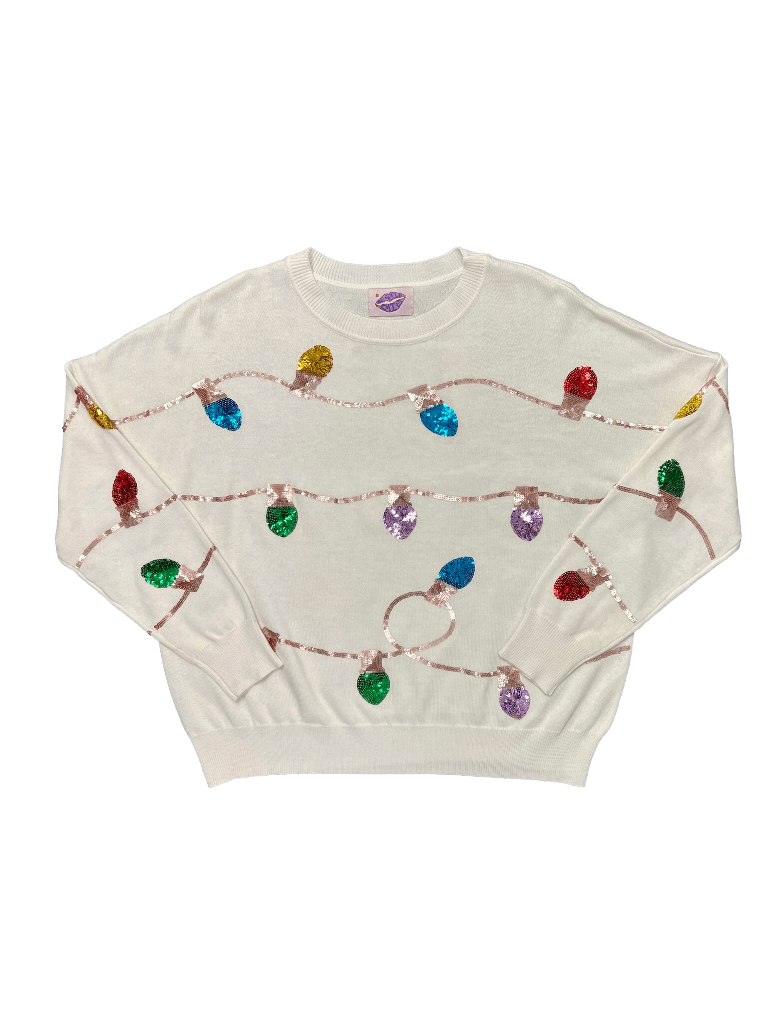 Christmas Lights Sweater - Sparkle City Co