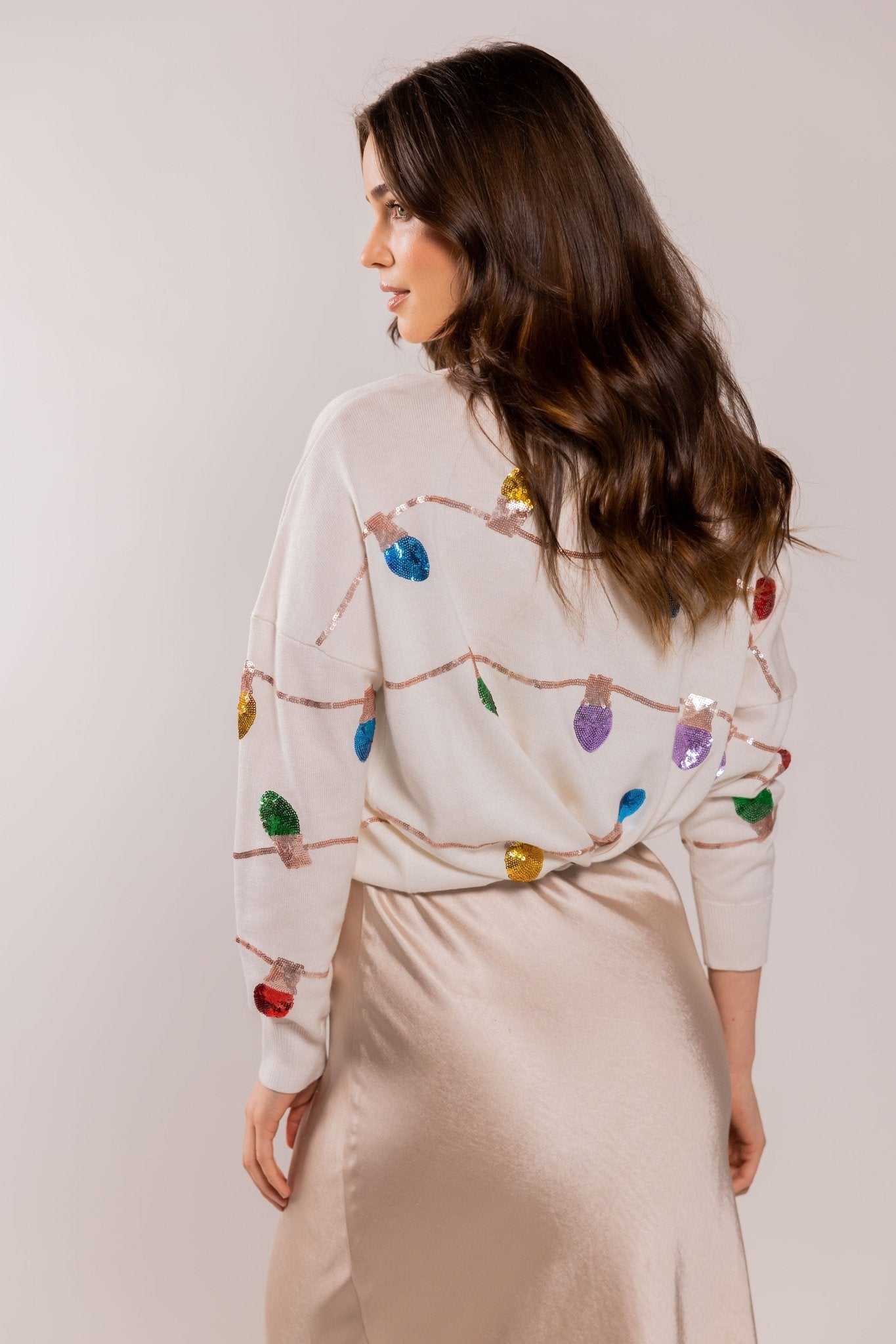 Christmas Lights Sweater - Sparkle City Co