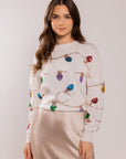 Christmas Lights Sweater - Sparkle City Co