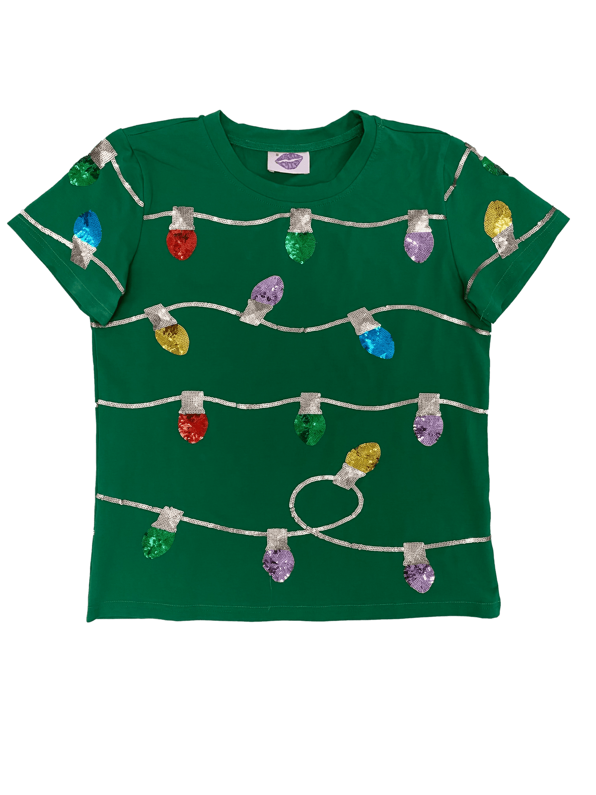 Christmas Lights Twinkle Tee - Sparkle City Co