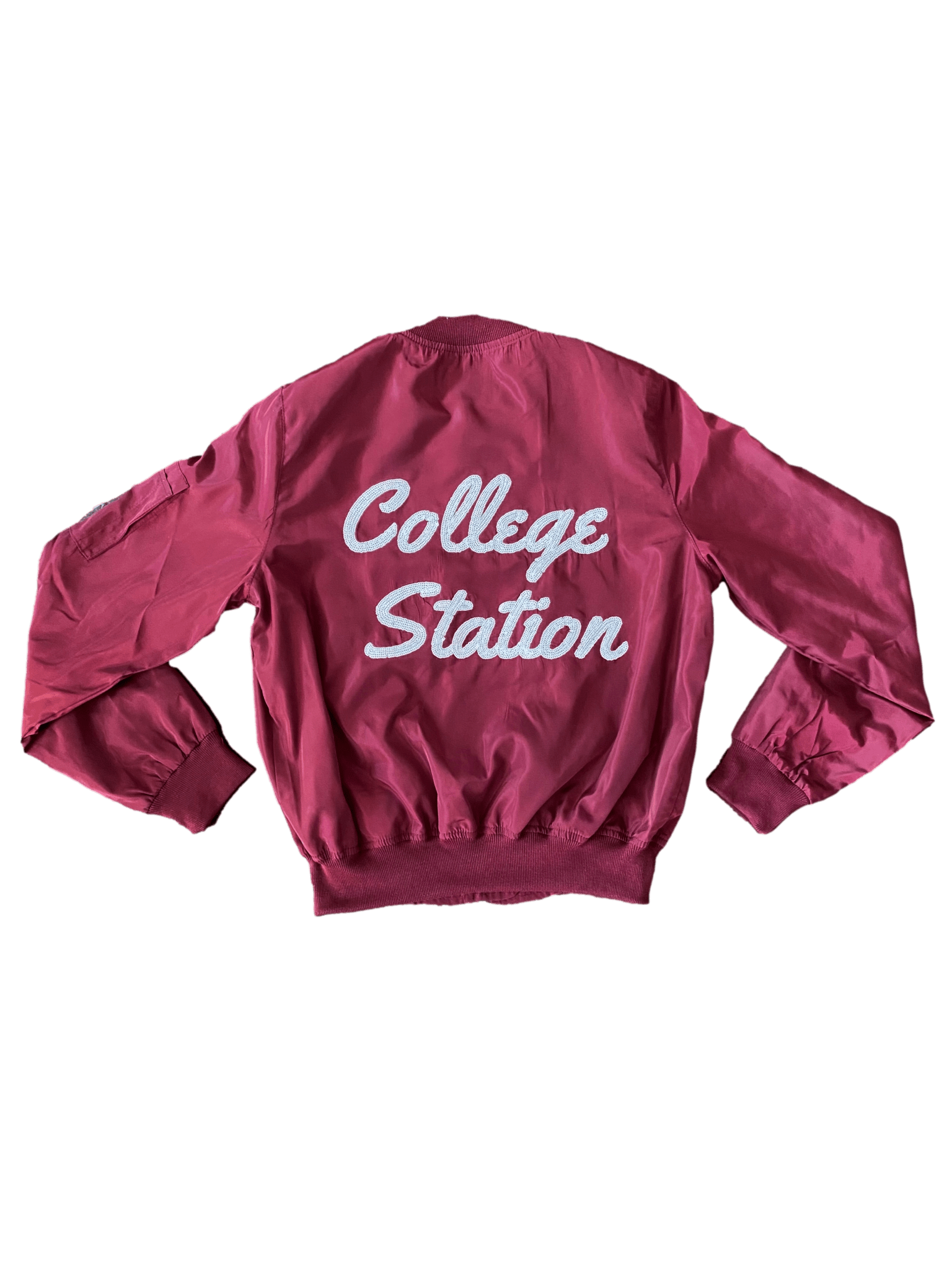 College Station Bomber Jacket - Sparkle City Co
