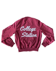 College Station Bomber Jacket - Sparkle City Co