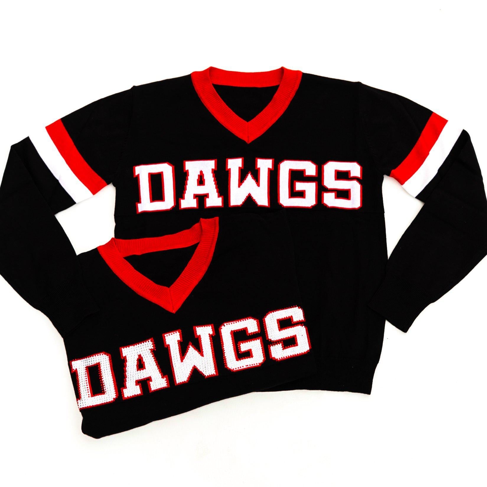 DAWGS Jersey Style Sweater - Sparkle City Co