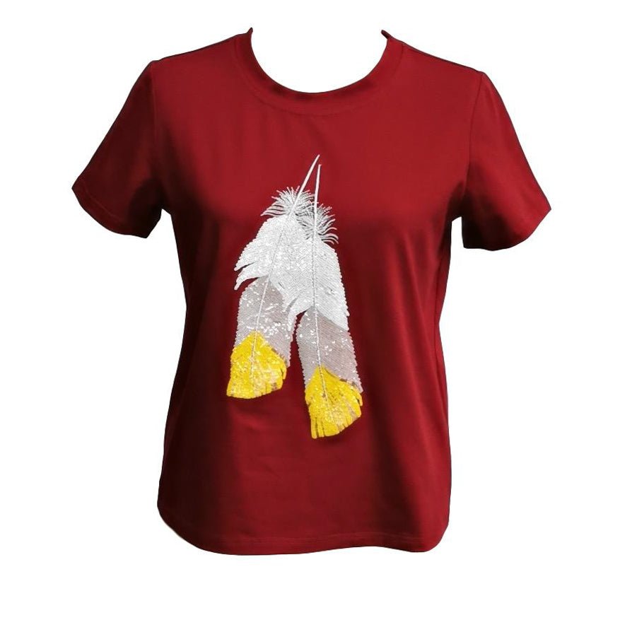 Feather Tee - Sparkle City Co