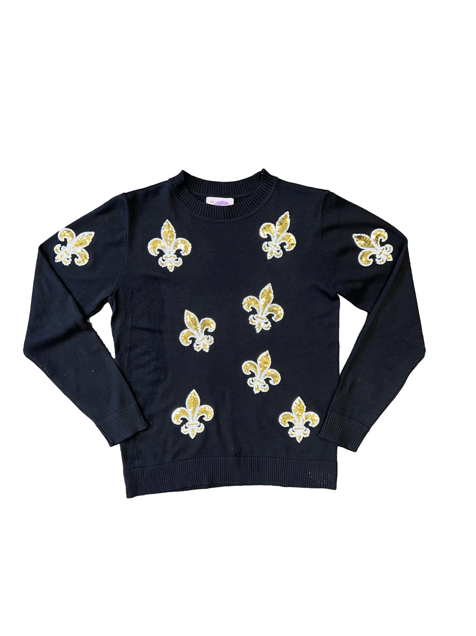 Floating Fleur De Lis Takeover Lightweight Sweater - Sparkle City Co