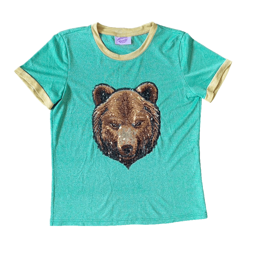 Glitter Bear Tee - Sparkle City Co