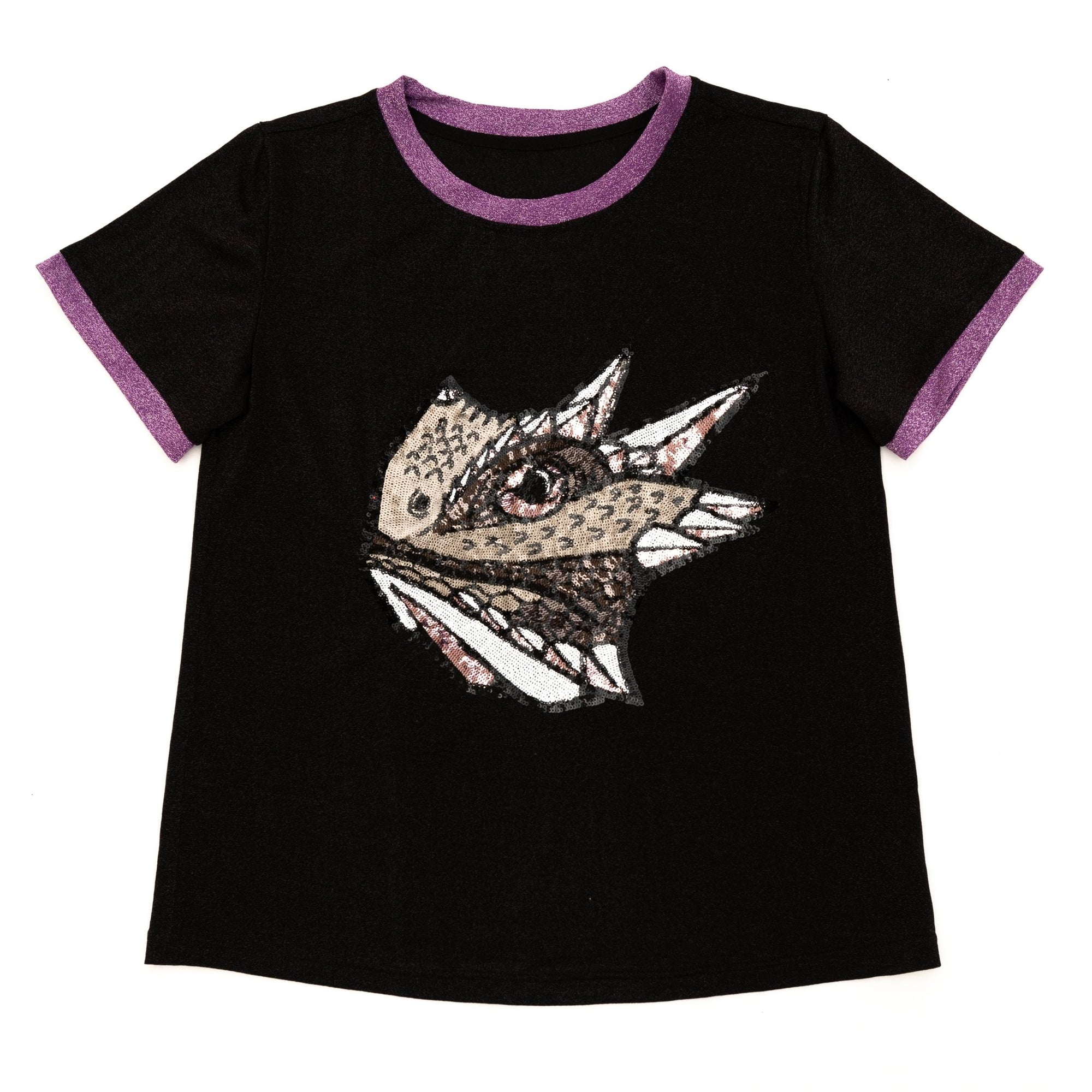 Glitter Black Frog Tee - Sparkle City Co