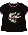 Glitter Black Frog Tee - Sparkle City Co