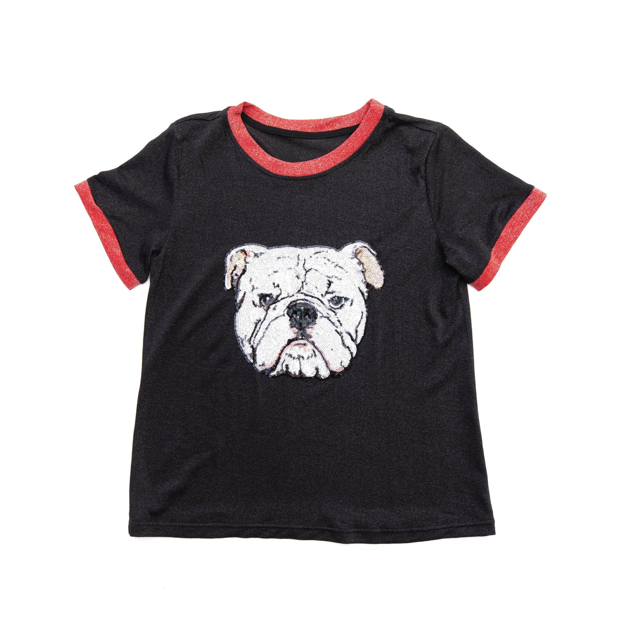 Glitter Bulldog Tee - Sparkle City Co