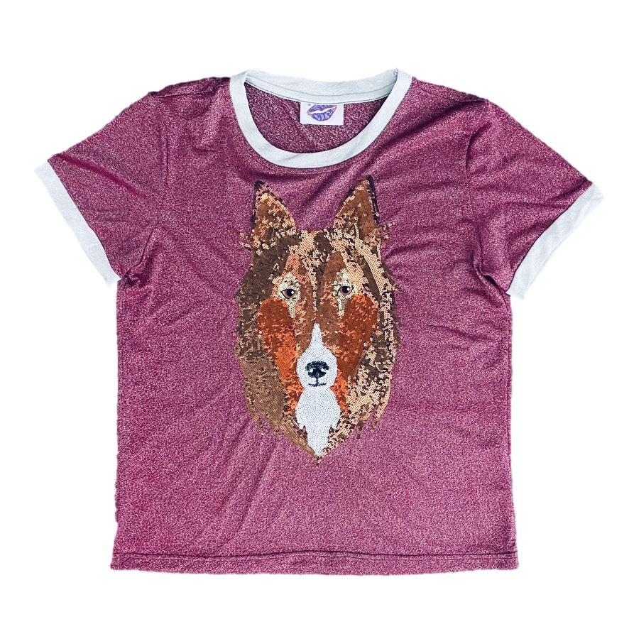 Glitter Collie Tee - Sparkle City Co