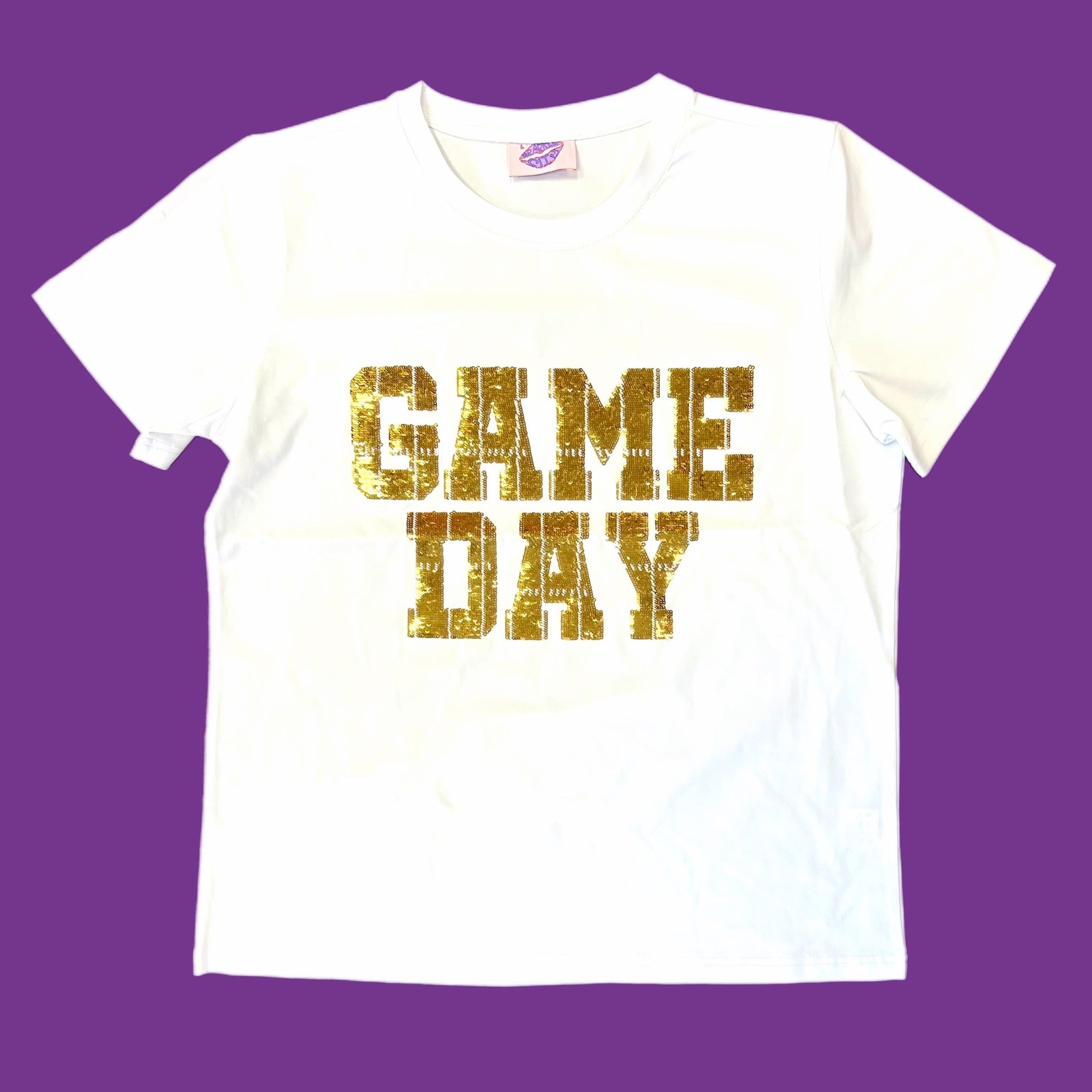 Gold Game Day Tee - Sparkle City Co