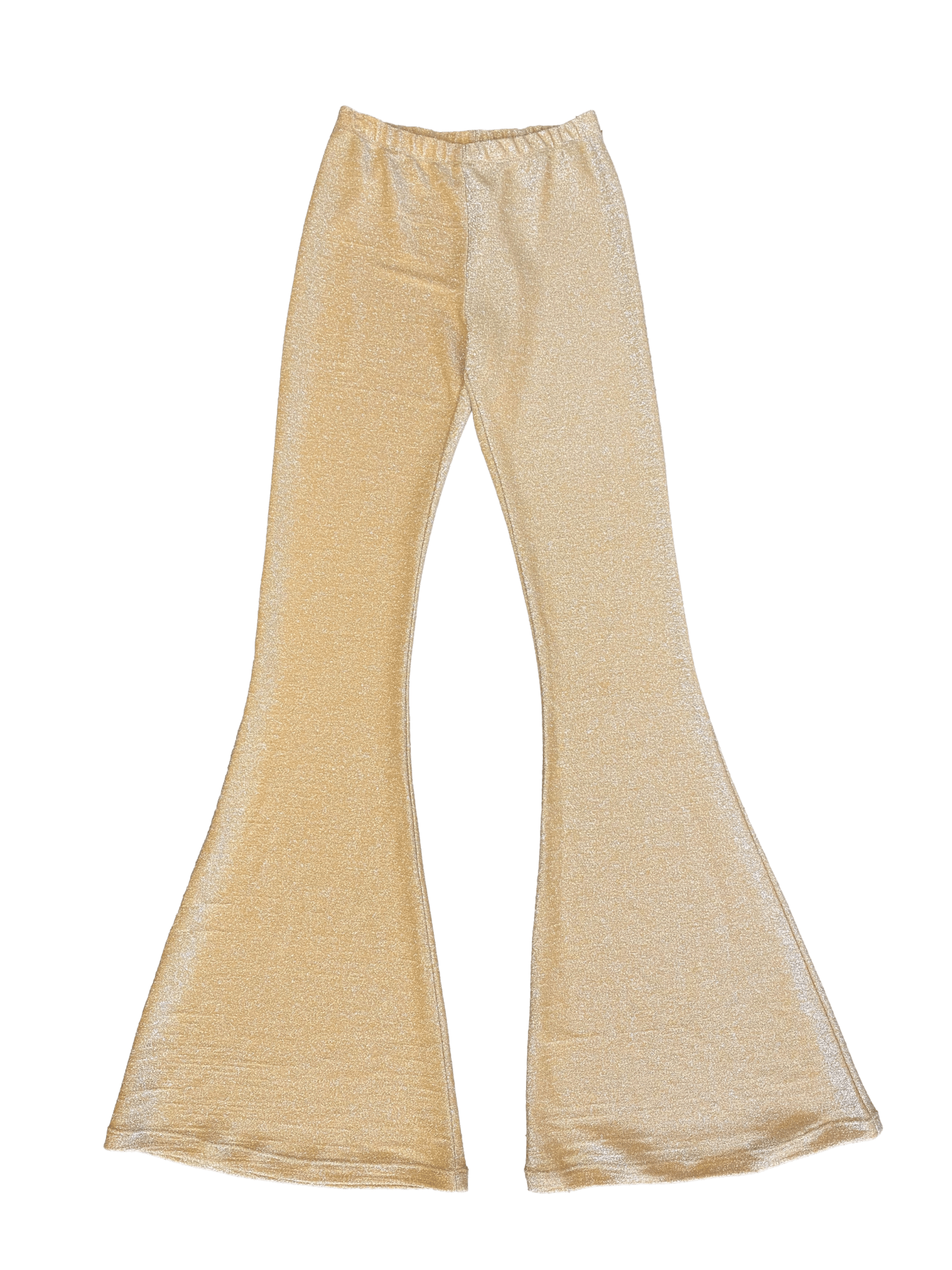 Gold Glitter Flare Pants - Sparkle City Co