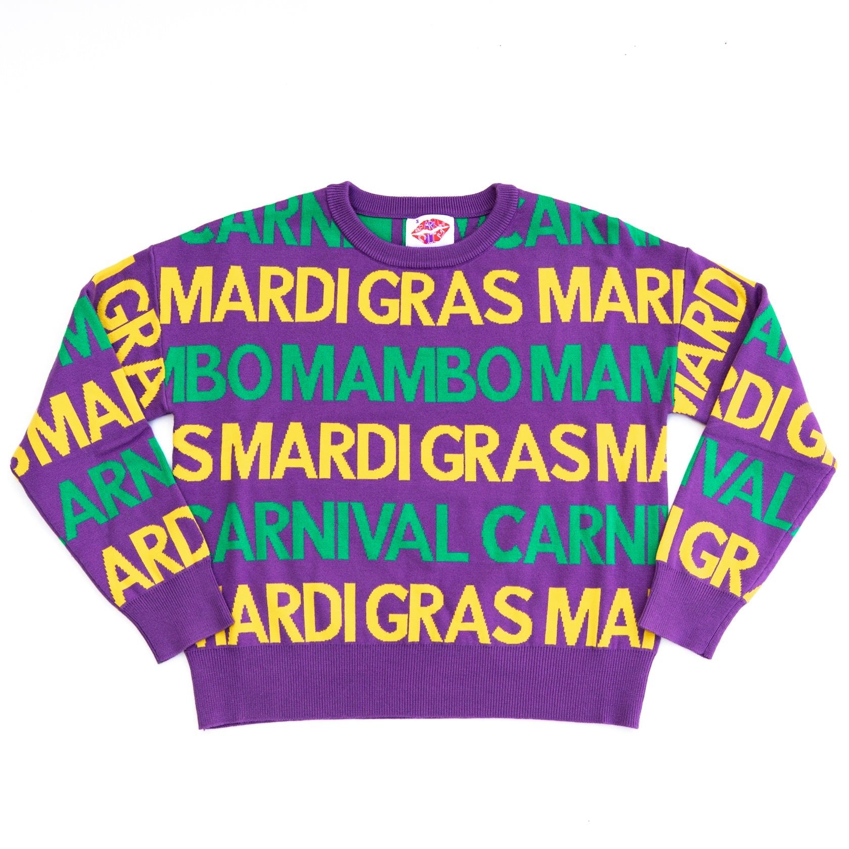 GRAS GRAFFITI Purple Sweater - Sparkle City Co