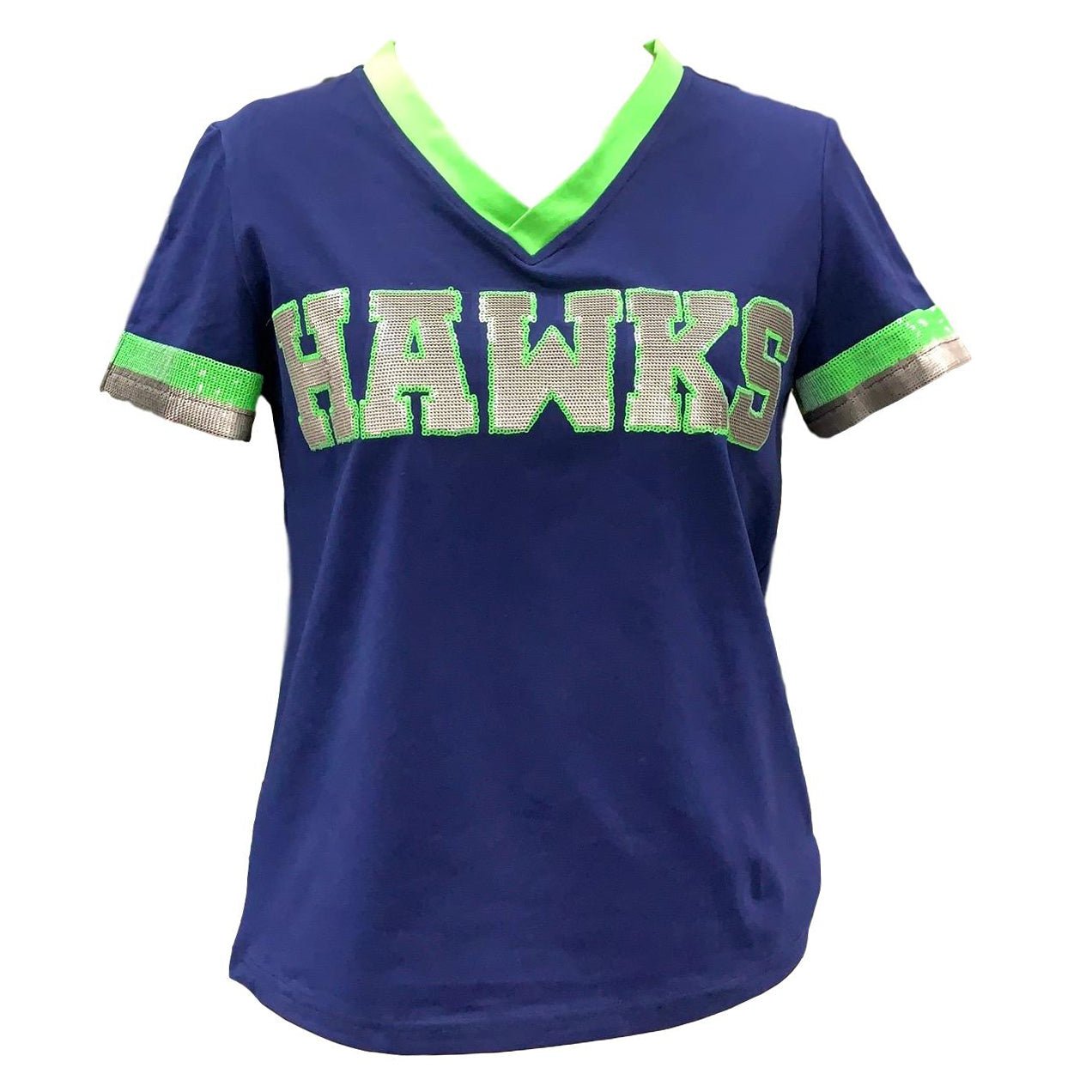 HAWKS Blue Jersey Tee - Sparkle City Co